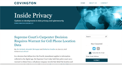 Desktop Screenshot of insideprivacy.com