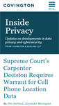 Mobile Screenshot of insideprivacy.com